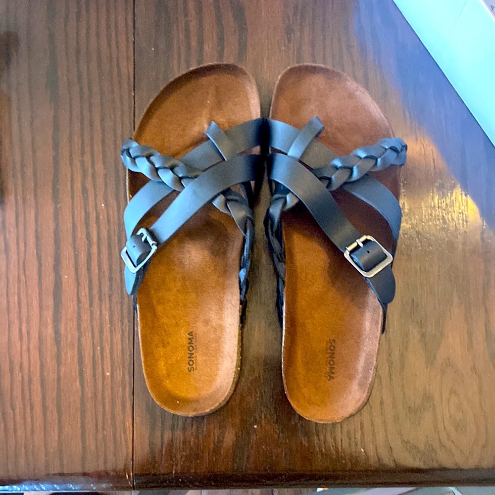 Black sandals